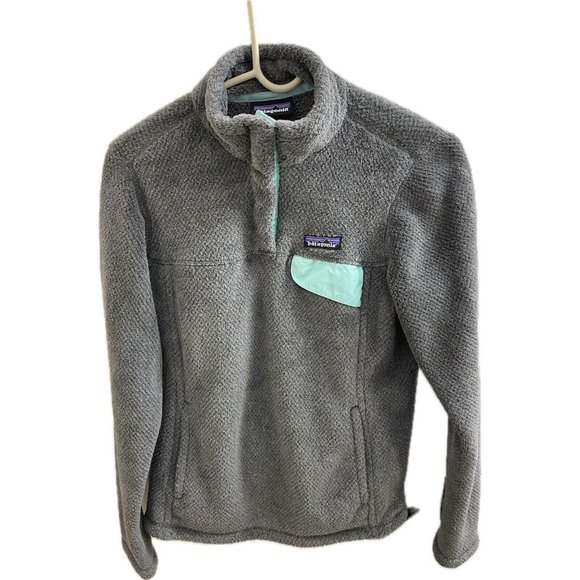 Patagonia Jackets & Blazers - Patagonia Women's Re-Tool Snap-T Fleece Pullover 25443 Grey Blue Medium